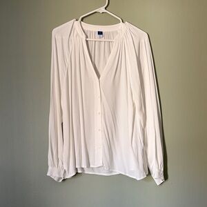 Old Navy Classic White Women's Blouse